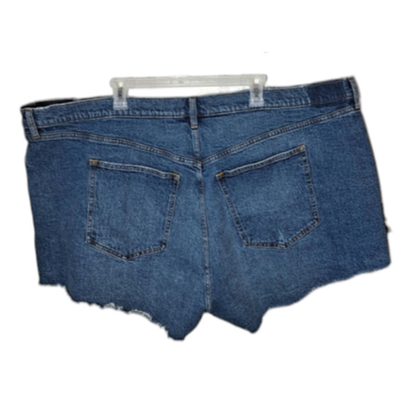Abercrombie & Fitch Women 24W (37) Curve Love "High Rise Mom" Denim Shorts New! - Picture 3 of 9